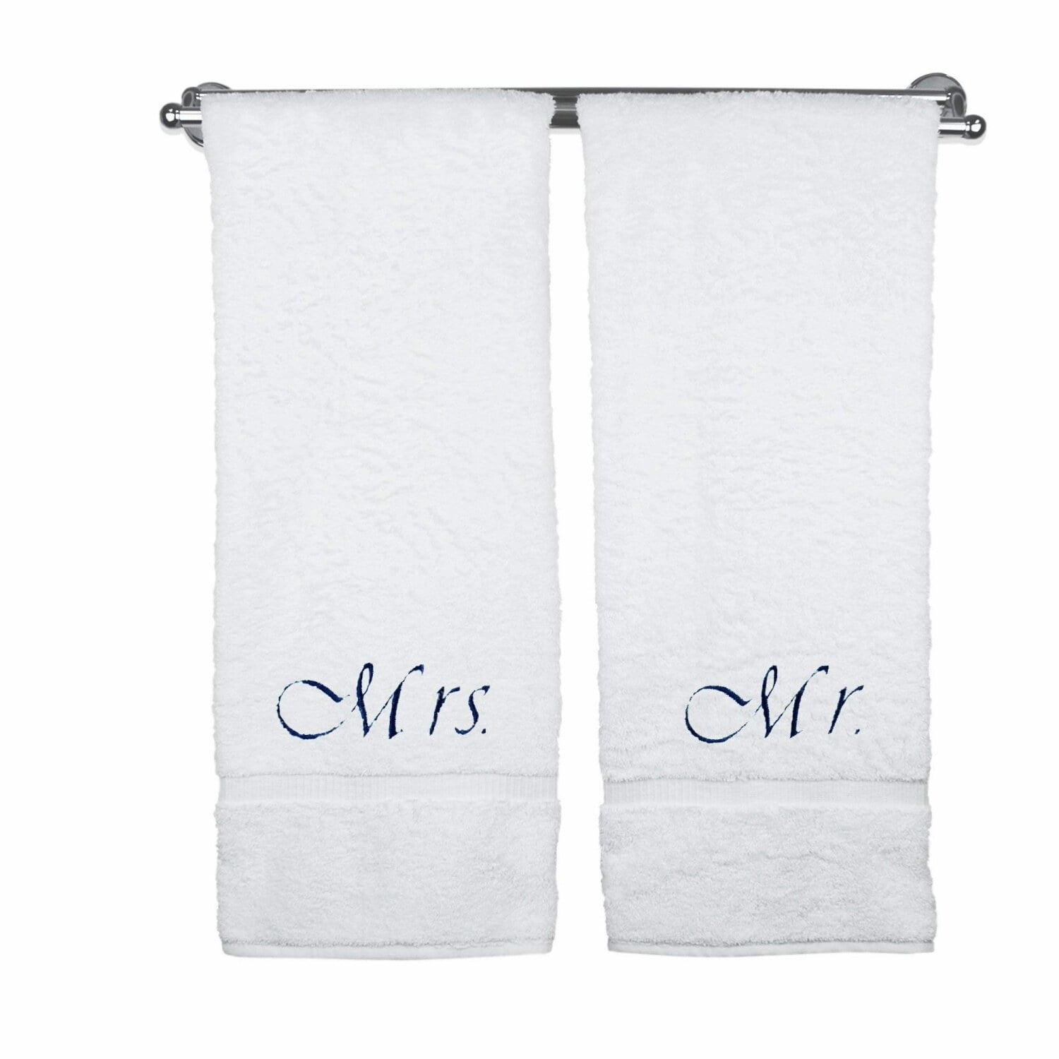Elegance Spa Collection Mr. Mrs. Luxury Bath Towels for Wedding Engagement Walmart