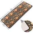 thumbnail image 2 of SKYSONIC 2X6 Feet Autumn Leaves Animals Runner Rug with Rubber Backing, Non Slip Entryway Rug Runner Washable Soft Area Rug Carpet for Hallway Bedroom Kitchen Decor, 2 of 6