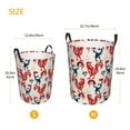 thumbnail image 2 of Lsque Roosters pattern Laundry Hamper Basket, Tall Woven Rope Hamper Basket for Clothes, Lightweight Storage Basket, Collapsible Waterproof-Medium, 2 of 8