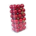thumbnail image 2 of 36 bolas de Navidad para de Navidad, adornos decorativos para Navidad, bolas de Navidad para cumpleaños, fiestas, aniversarios y celebraciones rojo, 2 of 8