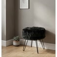 thumbnail image 1 of Pixie Round Ottoman, Pouf, Footrest, Foot Stool, 1 of 3