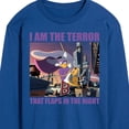 thumbnail image 3 of Disney - Darkwing Duck - I Am the Terror - Men's Long Sleeve T-Shirt, 3 of 5