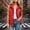 A_ Red, variant on BVnarty Women's Sleeveless Utility Vest Lapel Collar Waist Drawstring Multi Pockets for Fall Winter Daily Casual Wear Khaki XL