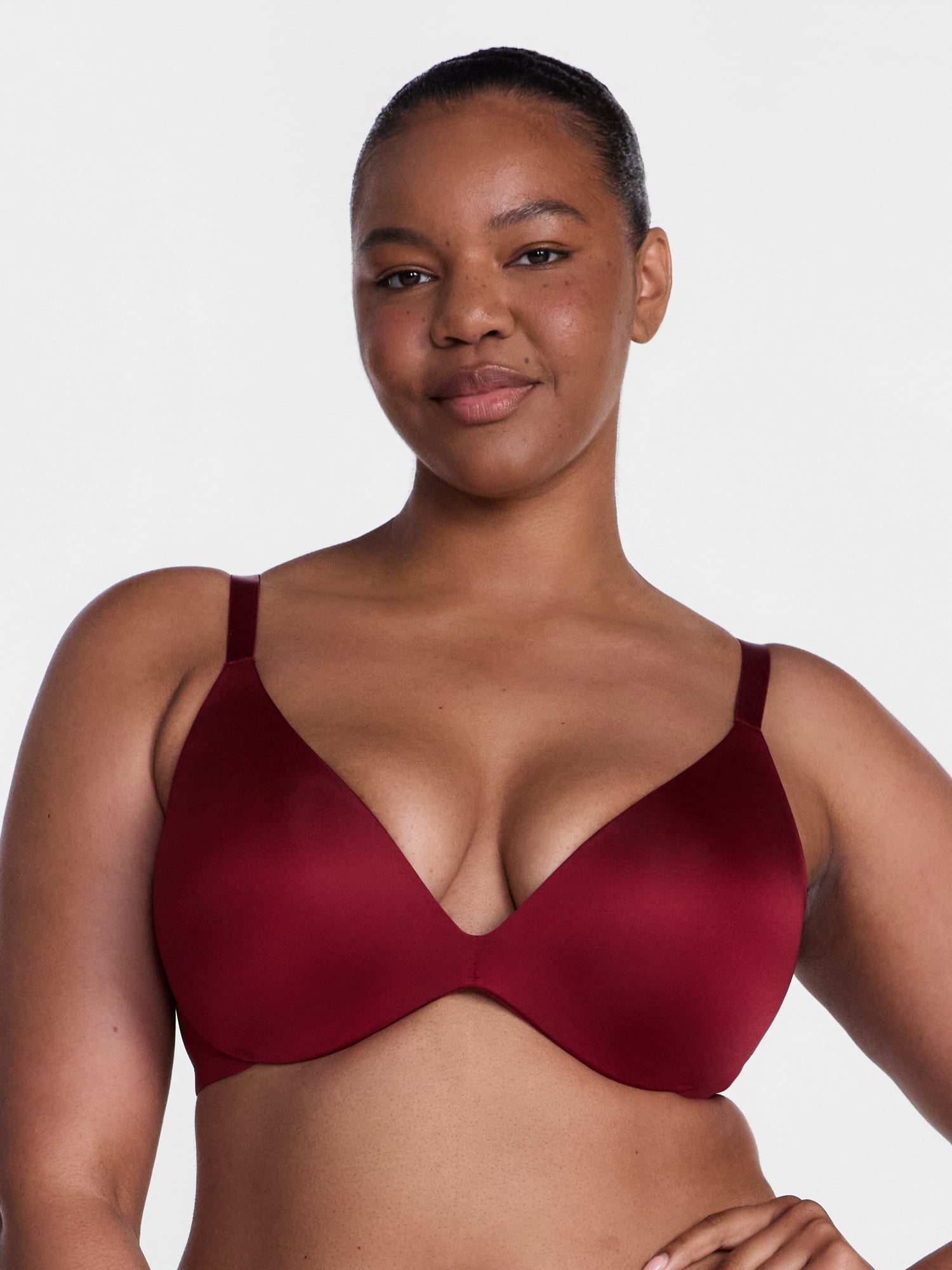 Joyspun Women's Wirefree Shine Push Up Bra, Sizes S-3XL