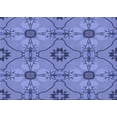 thumbnail image 1 of Ahgly Company Machine Washable Indoor Rectangle Transitional Sky Blue Area Rugs, 2' x 5', 1 of 7