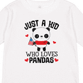 thumbnail image 4 of Inktastic Panda Lover Cute Childs Boys or Girls Long Sleeve Toddler T-Shirt, 4 of 5