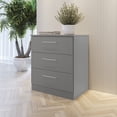 thumbnail image 7 of Kappesberg Foster Gray 2-Piece Dresser and Chest Set – 50.4"W Modern Storage - for Adults and Teens, 7 of 7