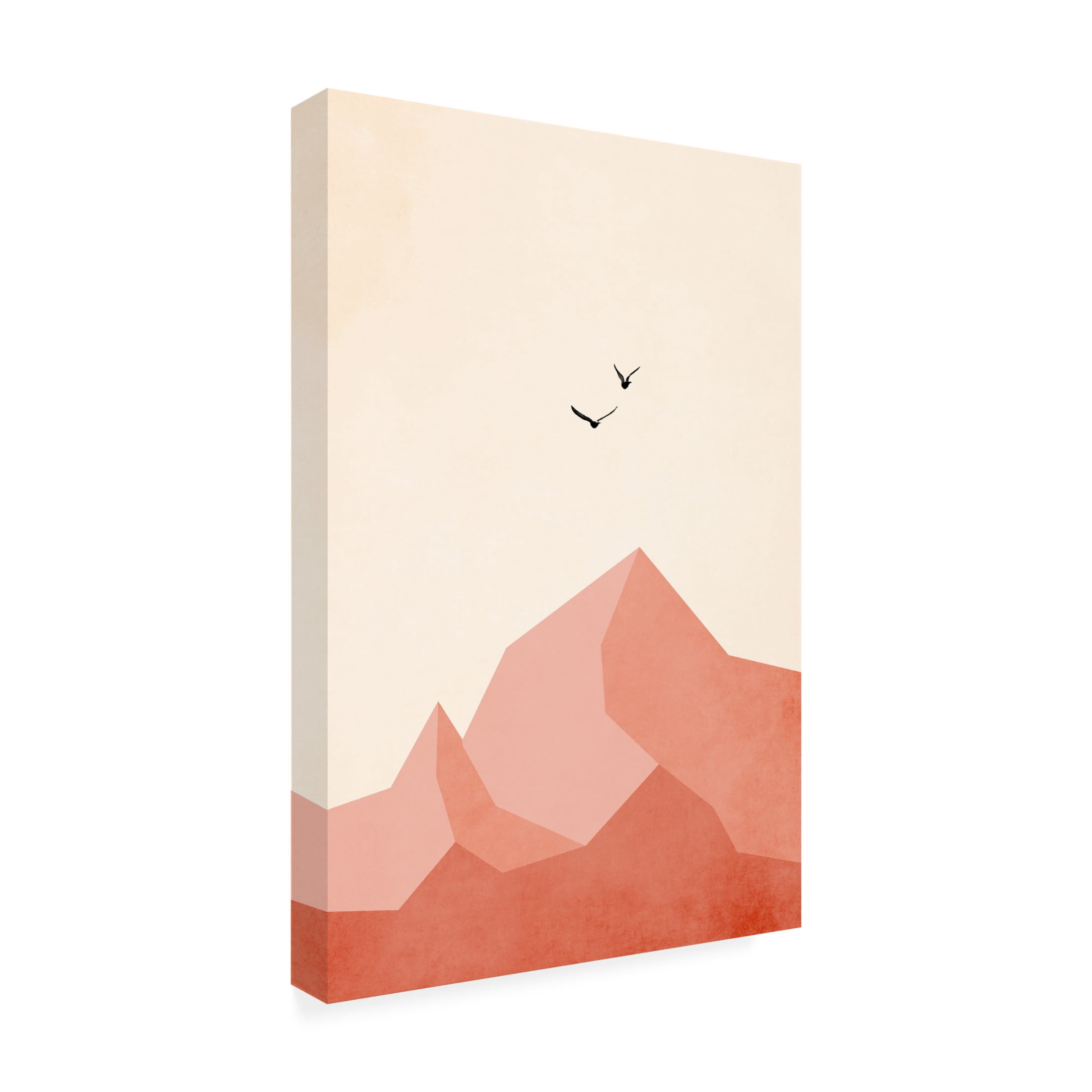 Trademark Fine Art Kubistika Zugspitze, Eins Canvas Wall Art