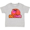 thumbnail image 3 of Inktastic Pink Aloha Palm Girls Toddler T-Shirt, 3 of 5