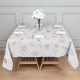 thumbnail image 6 of 52x52 Inch Waterproof Square Tablecloth, Thickened Polyester Table Cover for Dining & Parties, Floral Print, 6 of 6