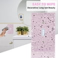 thumbnail image 4 of Pink Glitter Light Switch Cover - Sparkling Wall Plate 5.1"x3.15", Home Decor, Single Toggle, 4 of 5