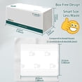 thumbnail image 2 of Soft Facial Tissues 7680 Total Sheets, [Not in Box] 4-Ply Ultra Strong & Soft Thick Tissues, 1920 Draws Unscented Paper Tissues for Sensitive Skin, Compact Size for Home, Office and Car 16 Soft Pack, 2 of 9
