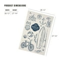 thumbnail image 3 of Lantern Press 1000 Piece Jigsaw Puzzle, Kiawah Island, South Carolina, The Beach Life, Collage, 3 of 5