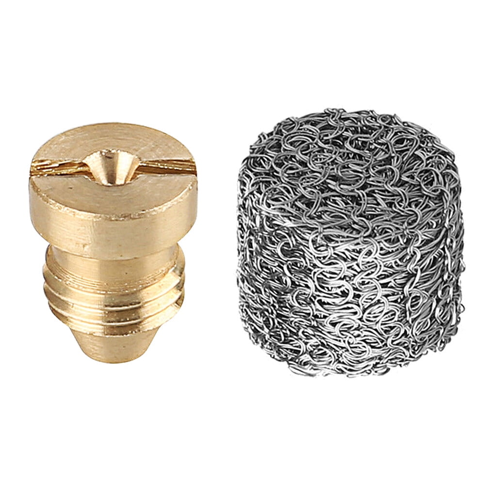 UPOUART Replaceable Golden Bubbler Nozzle with Filter Net for Car Wash Foam Sprayer