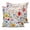 Multi, variant on 18x18 Pillow Covers Set of 2, Floral Throw Pillow Covers Decorative Couch Cushion Case, Red Yellow Pink Blue Flower Purple Lavender Leaf Microfiber Square Pillowcases for Bedroom Car Living Room