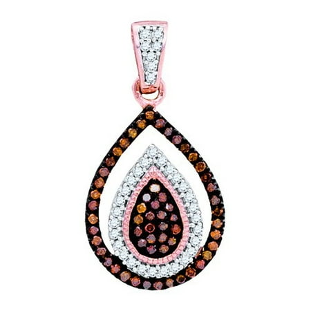 10K Yellow Gold 0.20ctw Fancy Decorated Pave Diamond Fashion Oval Pendant