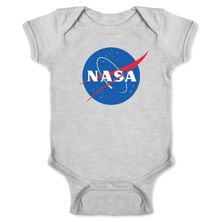 

NASA Approved Meatball Logo Graphic Space Vintage Baby Bodysuit