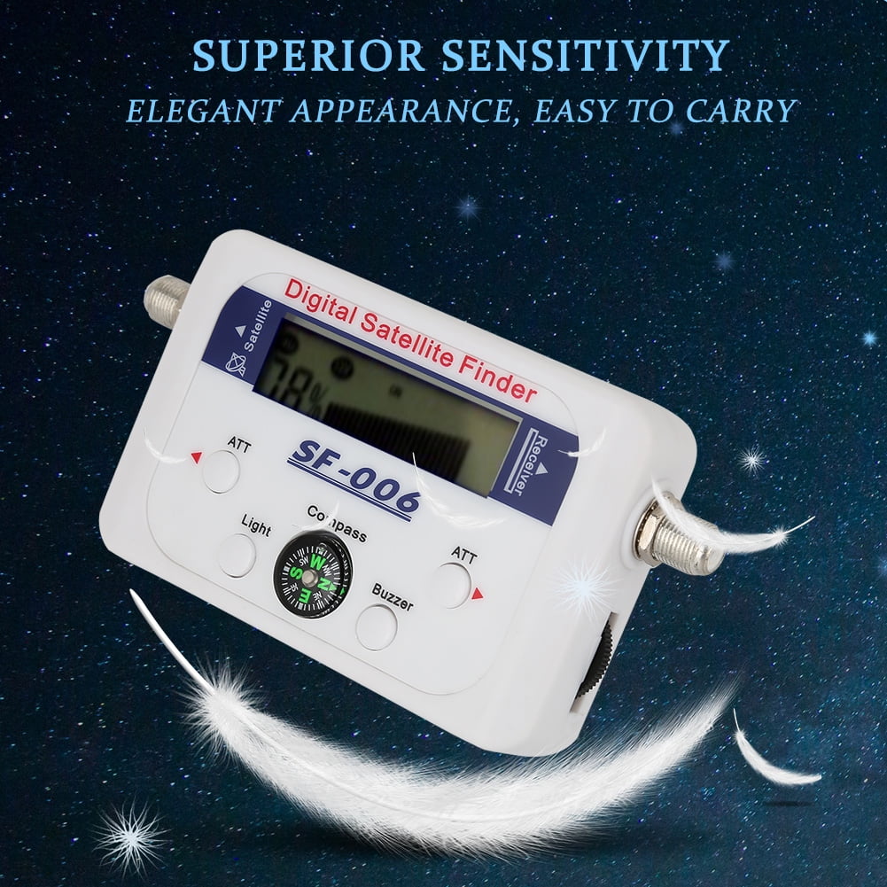 Tv Antenna Signal Strength Meter, Finder Attenuation Control Function Builtin Indicator Light