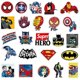 thumbnail image 3 of 50 stickers, Superheroes - Number 3 Multicolored, 3 of 4
