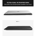 thumbnail image 3 of Funda para portátil MoKo compatible con MacBook Pro de 14 pulgadas, color negro, 3 of 7