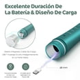 thumbnail image 2 of Cepillo de Dientes Eléctrico 5 modos, 6 Cabezales de Repuesto, Carga Rápida, Temporizador y Facil de Usar Color Verde, 2 of 7