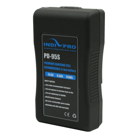UPC: 0741533994113 | Indipro Tools Compact 95Wh V-Mount Li-Ion Battery