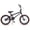 Black with Brown Tires, variant on Glengo 18 Inch Freestyle BMX Bike for Beginner Level Rider, Black with Blue Tires