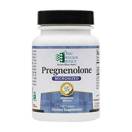 Pregnenolone 100 capsules by Ortho Molecular Products 100ct