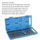 thumbnail image 3 of 40Pcs Star Spline Hex Socket Bit Set, 1/2" & 3/8" Square Drive with Blue Tool Box, Hand Tool for Auto Repair, 3 of 3