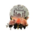 thumbnail image 2 of AMLESO Ramadan Wreath Table Centerpiece Islamic Decor Eid Mubarak Table Decorations for B, 2 of 8