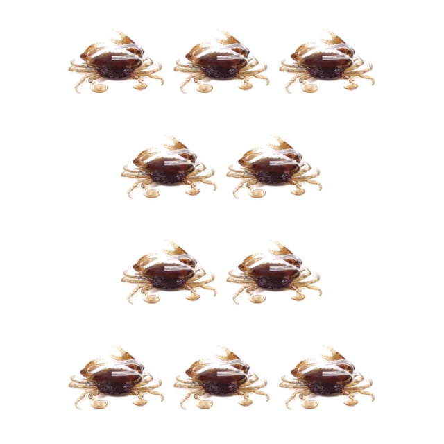 Simulación de cangrejos Bearachild herramienta de cebo señuelo de pesca artificial 8cm 19g 10Conjunto