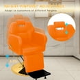 thumbnail image 2 of Baber Chair,Reclining Chair with Adjustable Headrest and Armrests,Hydraulic Professional Rolling Swivel Salon Chair,Heavy Duty Styling Chair for Babershop Hair Salon Stylist, 2 of 9