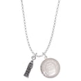 thumbnail image 1 of Delight Jewelry Silvertone London's Big Ben Clock Tower To the World You are a Mother Locket Necklace, 1 of 4