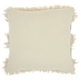 thumbnail image 2 of Mina Victory Life Styles Diamond Stripe Texture Throw Pillow - Grey 18"X18", 2 of 5