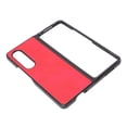 thumbnail image 3 of Folding Screen Phone Leather Case, Comfortable Dustproof Folding Screen Cell Phone Cover PU Leather  For Gift Giving Red, 3 of 8