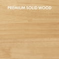 thumbnail image 5 of FLEXISPOT Queen Japanese Joinery Bed Frame, Solid Rubberwood, 1200 lbs Heavy Duty Slats Support, FSC & SGS Certified, 10 Min No-Tool Setup, Under-Bed Storage, No Box Spring Needed, Noise-Free, Maple, 5 of 8