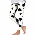 thumbnail image 2 of LUGOGNE Toddler Girls Leggings Cow Print Full Length Yoga Pants Comfortable Soft Stretchy School Daily Play Bottoms, 2 of 9