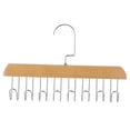 thumbnail image 2 of Colgador de corbatas de madera perfecl organizador colgante Percha para cinturón Color madera, 2 of 8
