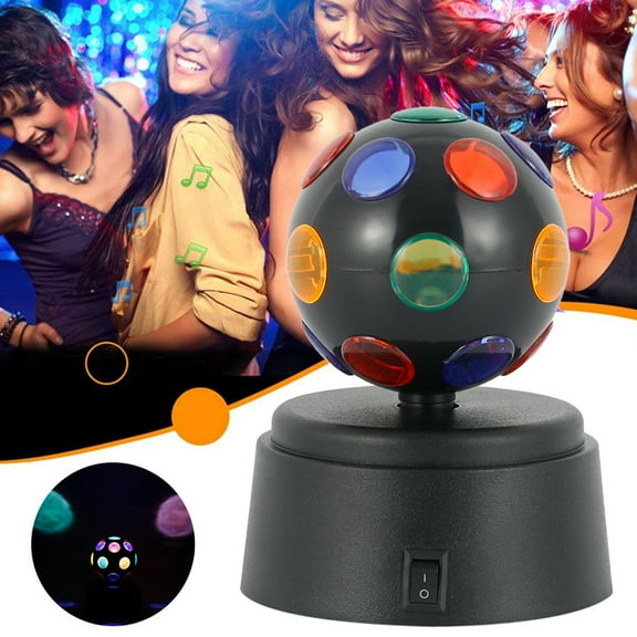 Gpoty LED Stage Lighting Magic Dis DJ Ball Light Lamp Rotating Der Club Party