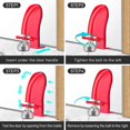 thumbnail image 3 of Door Jammer Door Lock Stopper, Portable Door Security Devices For Women Safety Personal Protection/home Security, Aluminum Alloy Anti-slip Door Lock, 3 of 5