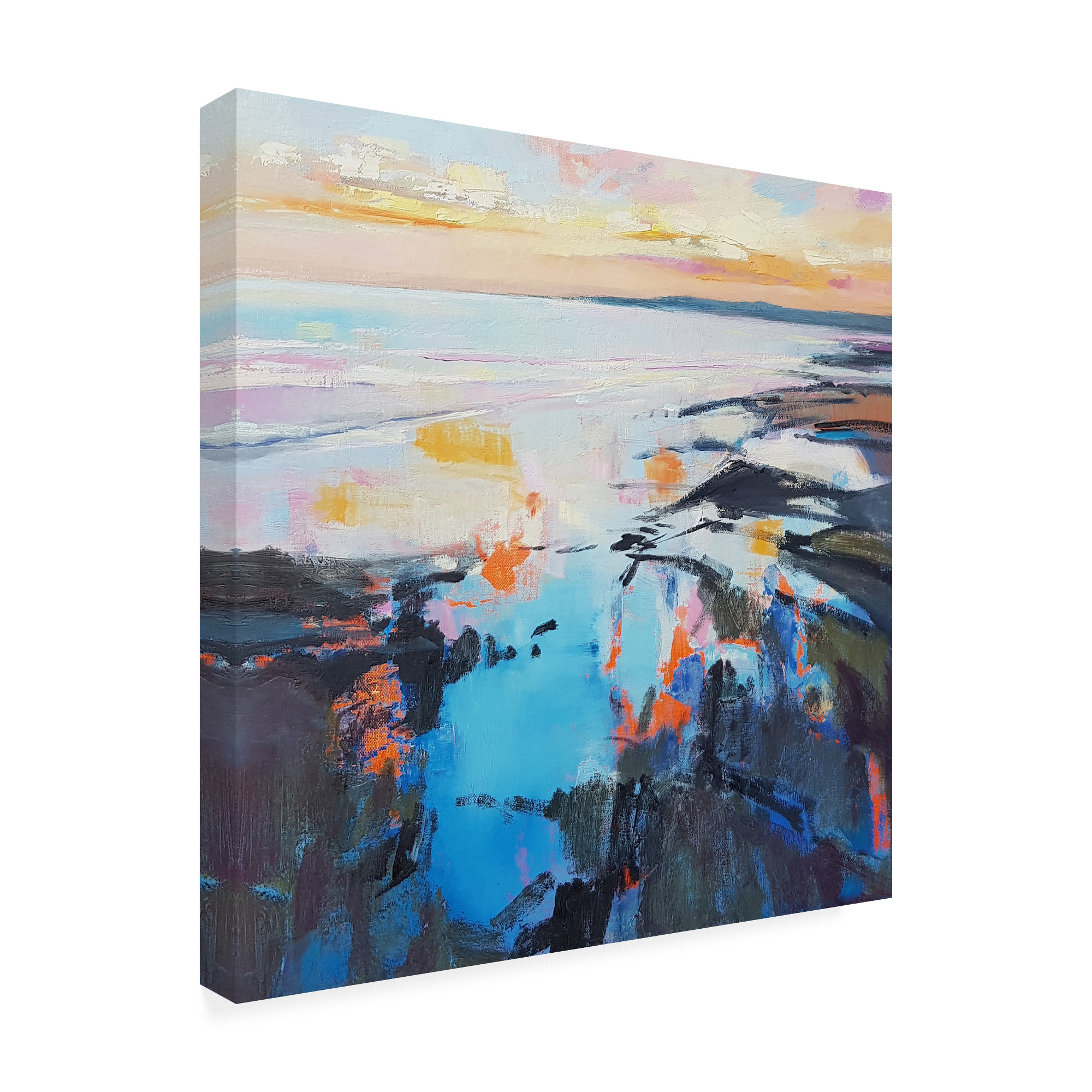 Trademark Fine Art 'Rock Pool Sunrise' Canvas Art by Andrew Kinmon