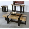 thumbnail image 2 of 75313 23 End Table with Tahoe Natural Mango Top  Dark Mango Base and Stretchers", 2 of 3