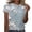 White, variant on T Shirts for Women Women's Casual and Fashionable Printed Round Neck Short Sleeved T-Shirt Top