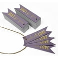 thumbnail image 3 of Inkdotpot Pack Of 50 Made With Love Text Favor Paper Tags Craft Real Gold Foil Hang Tags, 3 of 6