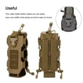 thumbnail image 4 of Toystoory Colgador de correas ajustable para botella de agua, mochila de pesca para escalada en roca, soporte para botellas, bolsas de nailon, carpas Gris, 4 of 6