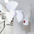 thumbnail image 6 of Plug in Ceiling Fan, Socket Fan Kit with Plug Adapter, Mini Quiet Electric Fan with Flexible Gooseneck, Plug-in & Light Bulb Base Compatibility, 6 of 8