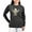Charcoal, variant on CafePress - Ghost With A Funny Face Women's Long Sleeve T Shirt - Women's Long Sleeve Graphic Tee Casual Fit