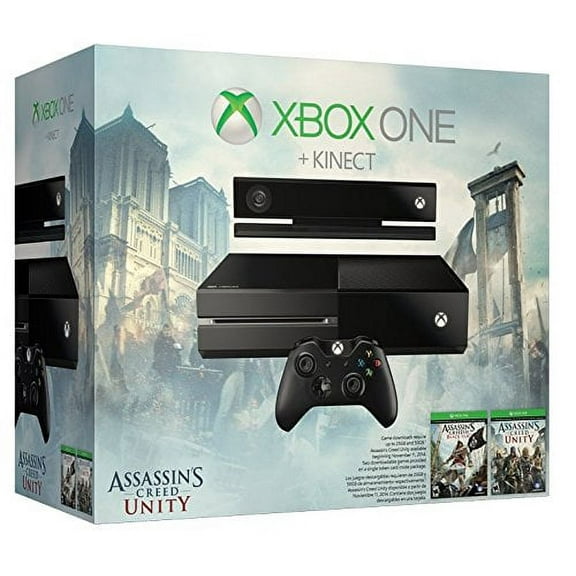 Pre-Owned Xbox One with Kinect: Assassin's Creed Unity Bundle, 500GB Hard Drive