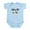 Sky Blue, variant on CafePress - Small Fry Infant Bodysuit - Baby Light Bodysuit, Size Newborn - 24 Months