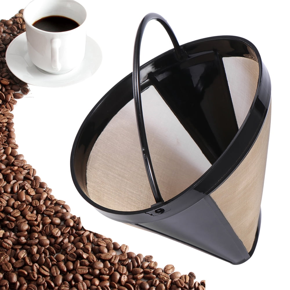 Reusable Coffee Filter Permanent ConeStyle Coffee Maker Machine Filter
